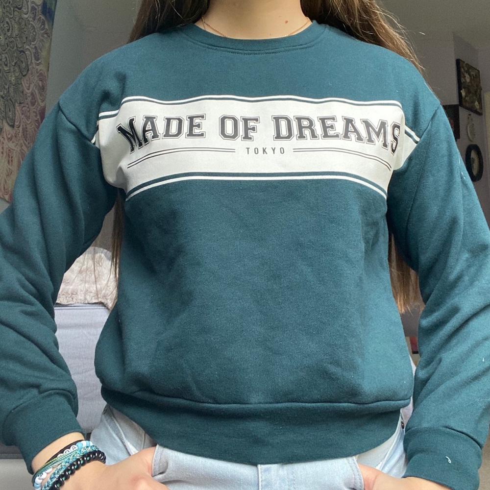 Made of dreams long sleeve crew neck